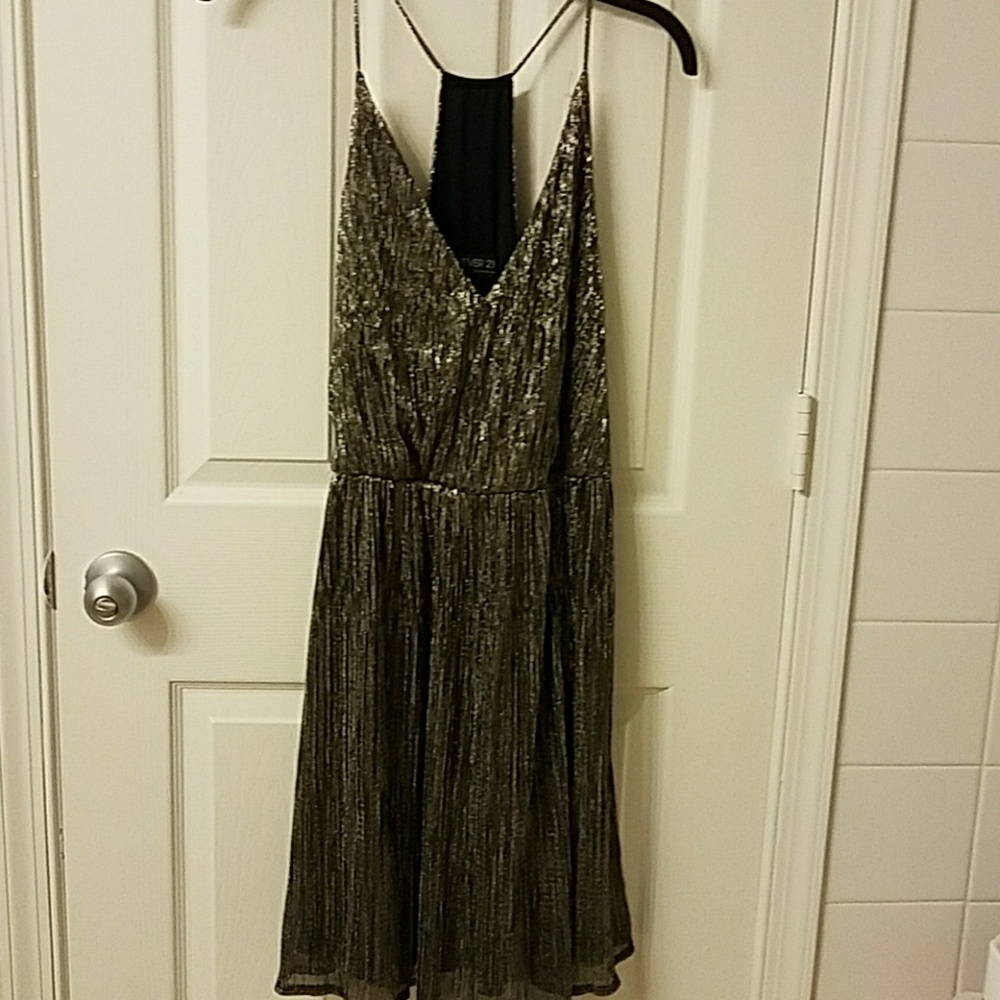 Shimmery Silver Dress